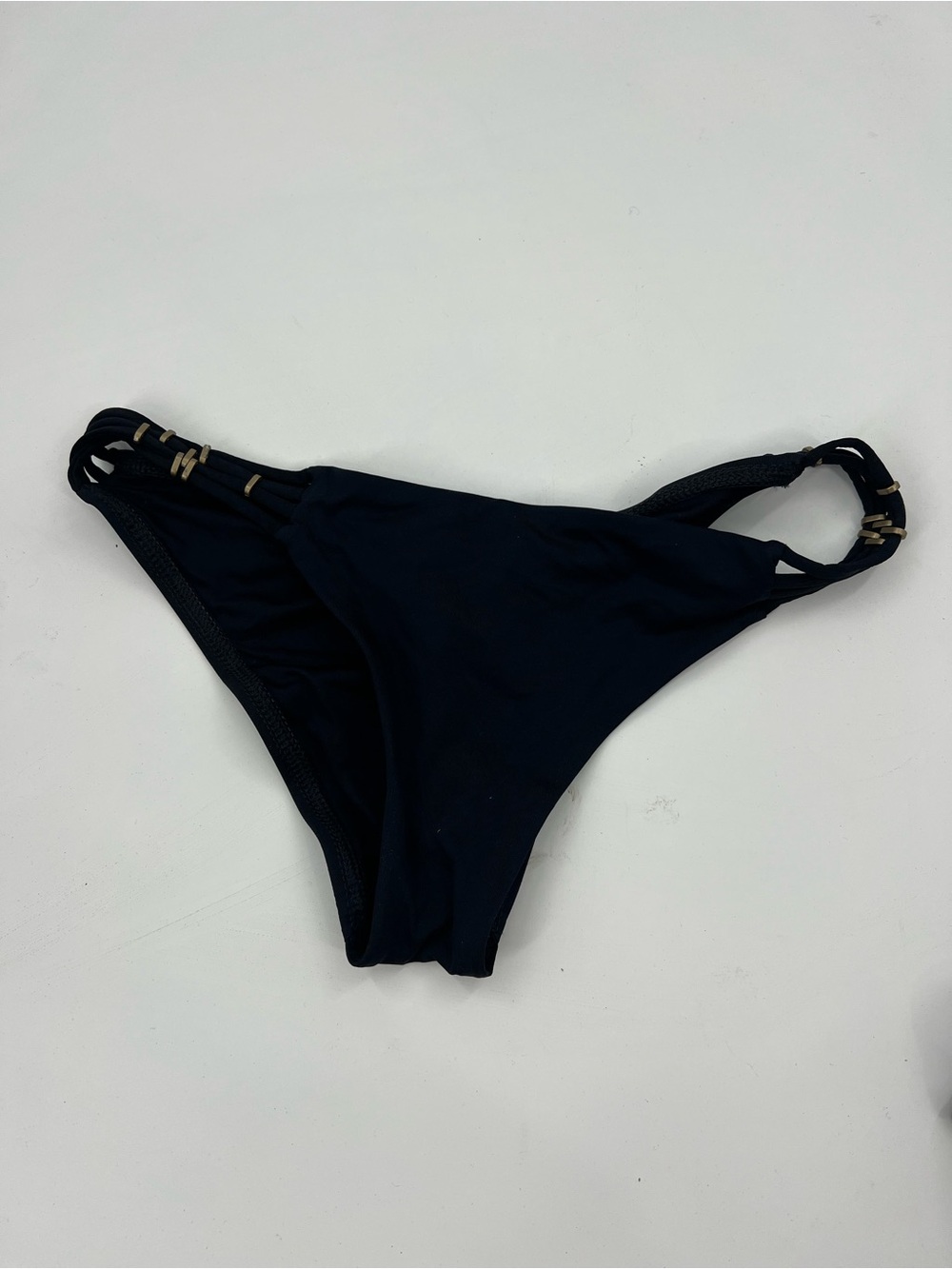 Vitamin A Black Bikini Bottoms Small